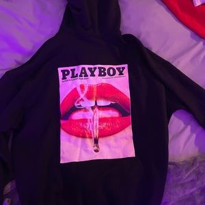 PLAYBOY x MISSGUIDED BLACK HOODIE